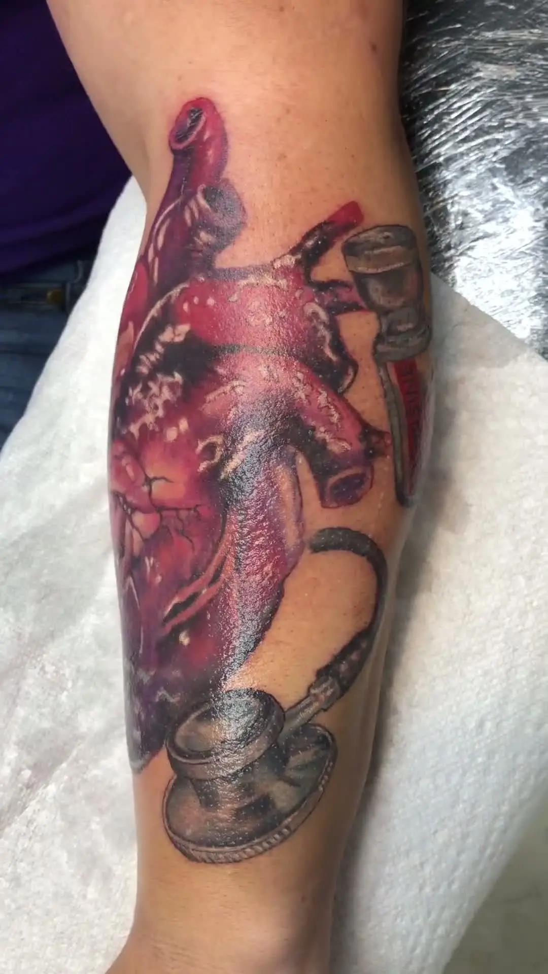 Video — John tattooing at the studio