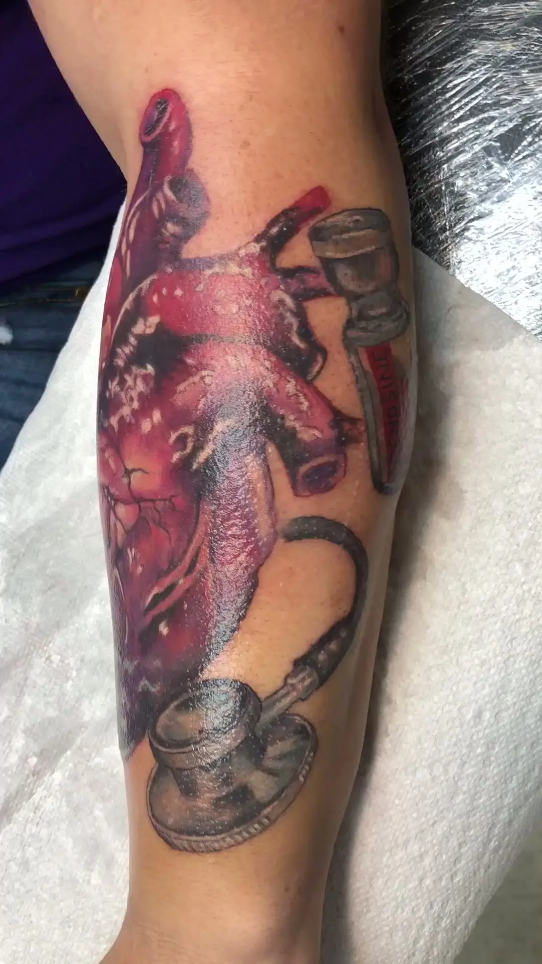 Video — John tattooing studio session